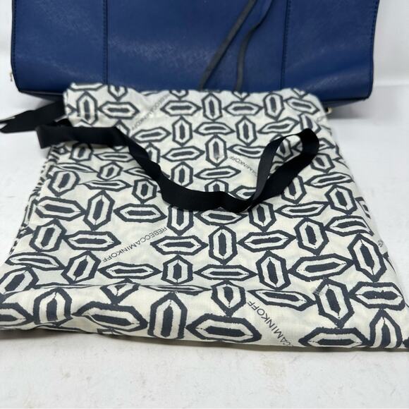 REBECCA MINKOFF MAB Blue Medium Tote Bag NWOT - Picture 5 of 9
